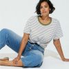 Tops * | Torrid Relaxed Signature Jersey Crew Neck Crop Tee