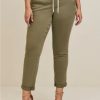 Bottoms * | Torrid Pull-On Boyfriend Straight Stretch Twill Mid-Rise Pant (Tall)