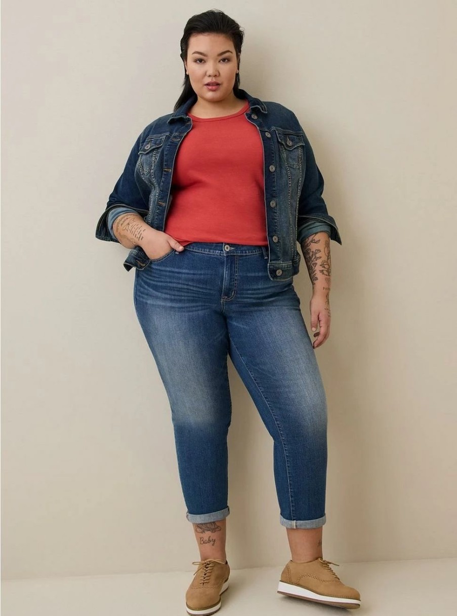 Tops * | Torrid Everyday Signature Jersey Crew Neck Tee